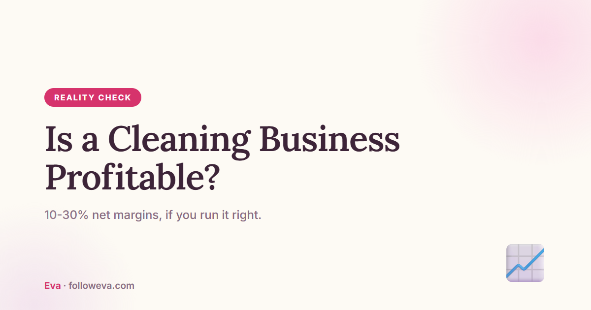 Is a cleaning business profitable? Real 2026 margins