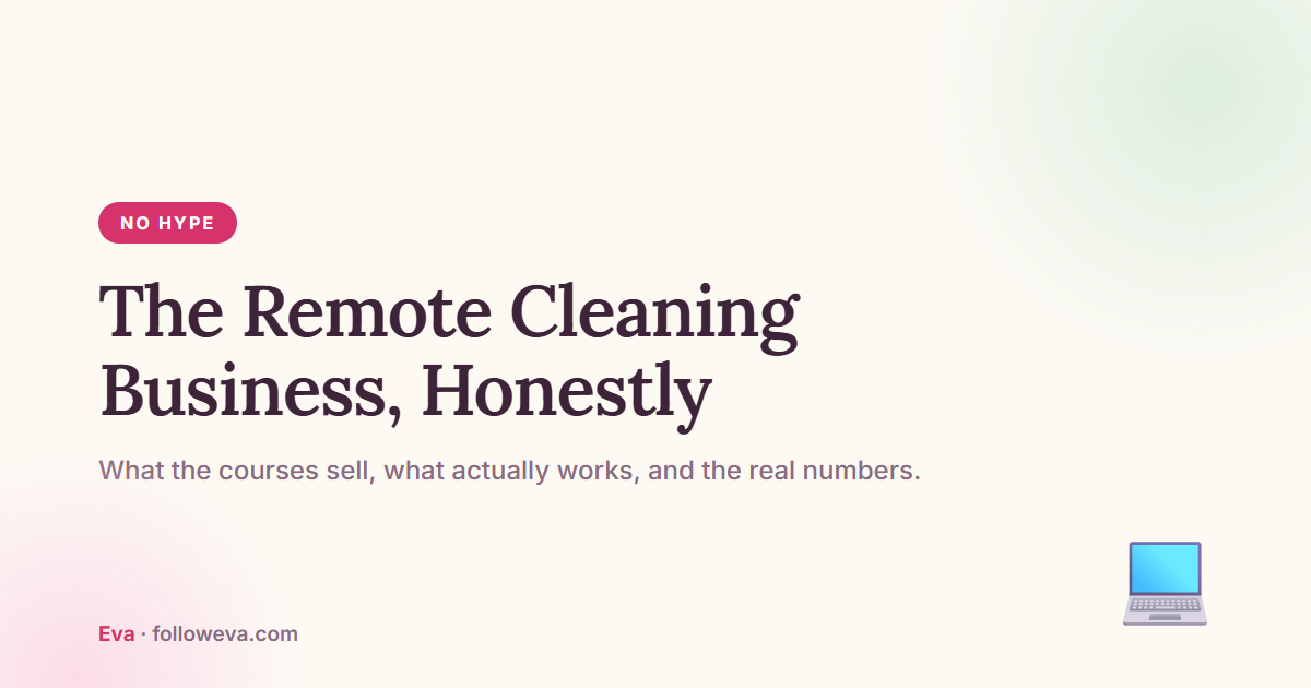 How to Run a Remote Cleaning Business in 2026 (Truth)